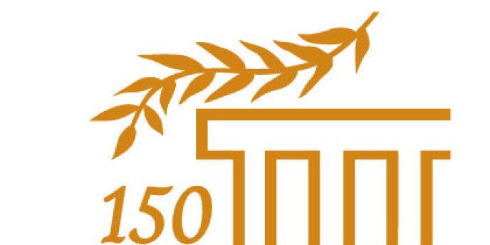 Oulun Lyseo 150 vuotta -juhlavuoden logo