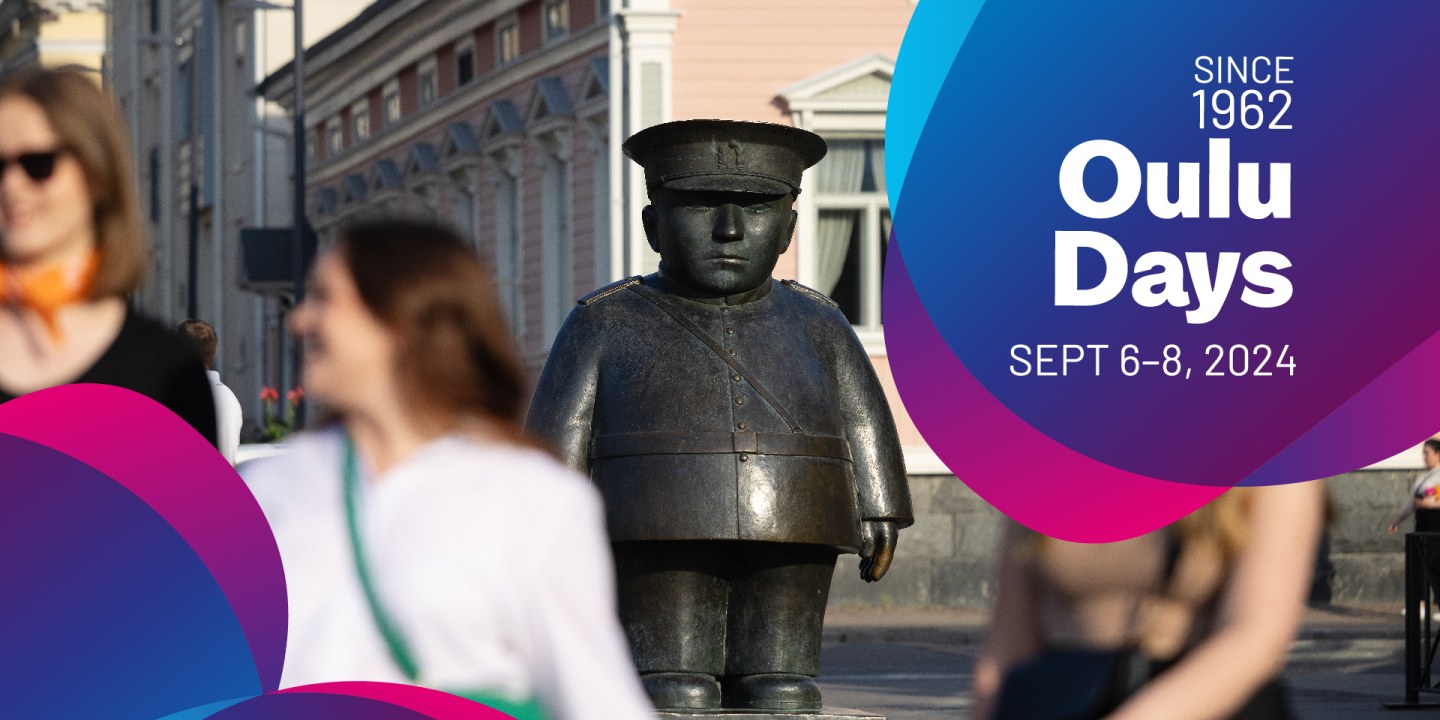 Oulu Days is coming again on September 6-8, 2024.