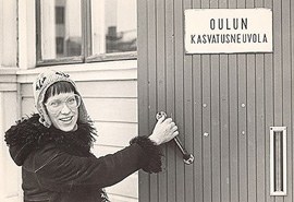 Valokuva: Mirjami Hietala vuonna 1977.