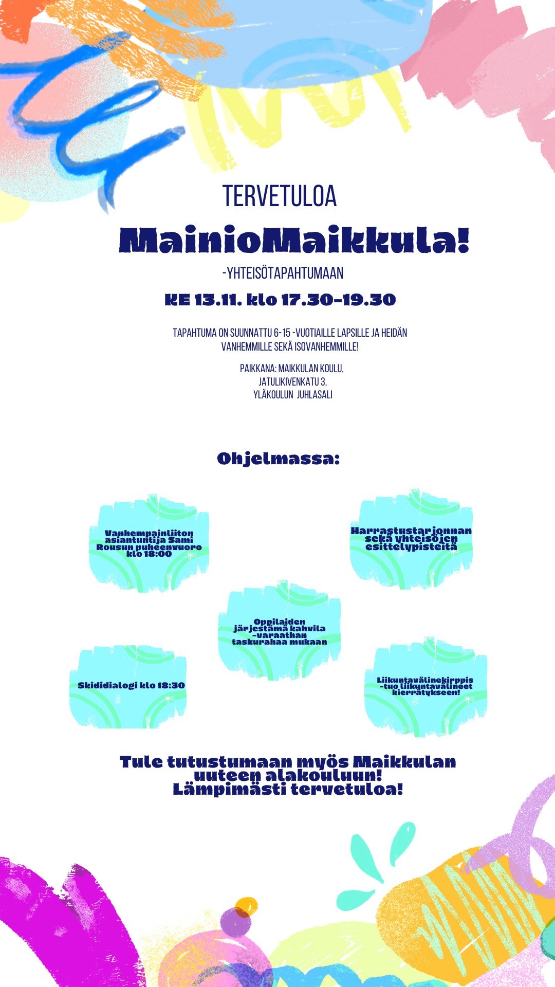 Mainio Maikkula -tapahtuma 16.11.