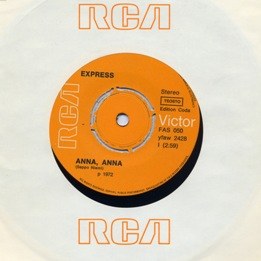 Expressin Anna, Anna -single vuodelta 1972.
