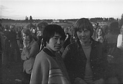 Valokuva: Villikissa-festivaalin yleisöä vuonna 1971.