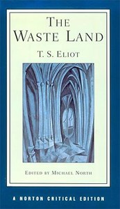 T.S. Elliotin The Waste Land -kirjan kansi.