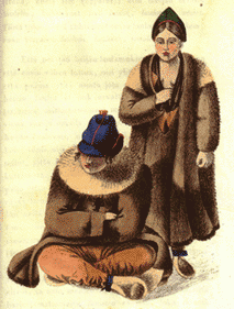 Kuva: Wilhelm von Wrightin piirros Otava-albumin kuvituksena.