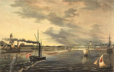 Kuva: Kruskopfin teos Helsingfors vuodelta 1837.