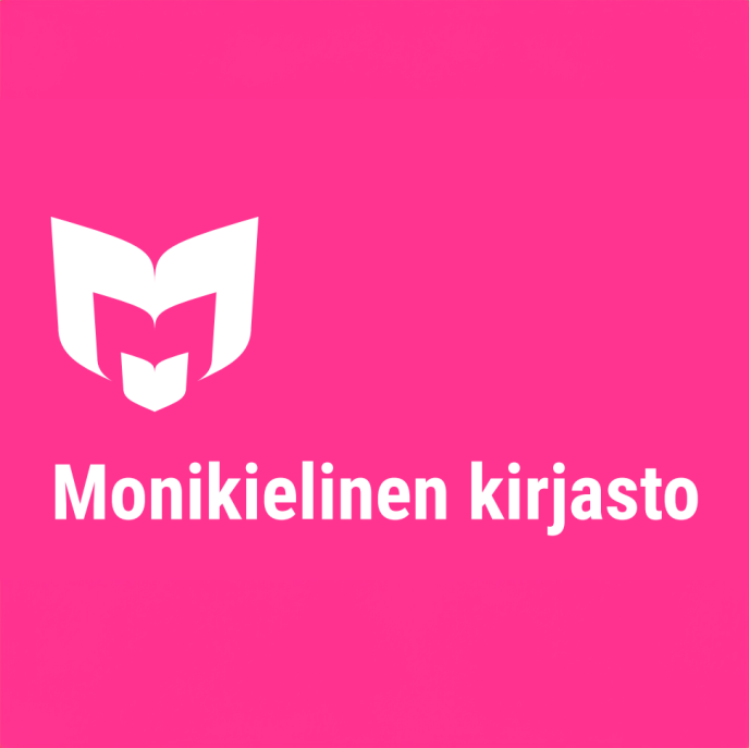 Monikielisen kirjaston logo