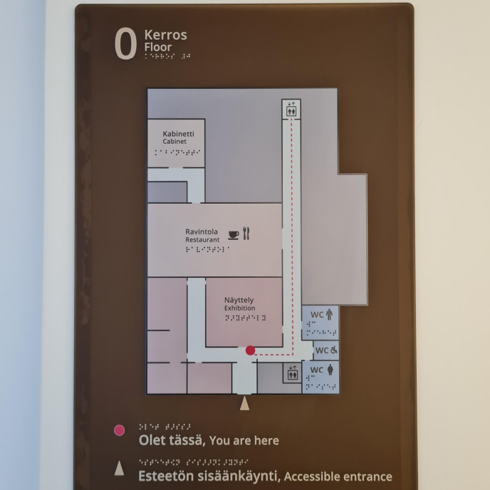 Map of the ground floor of the City Hall