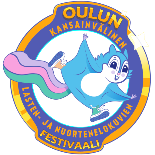 Oulun kansainvälisen lasten- ja nuortenelokuvien festivaalin logo 2024